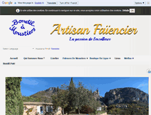 Tablet Screenshot of faiencebondil.fr